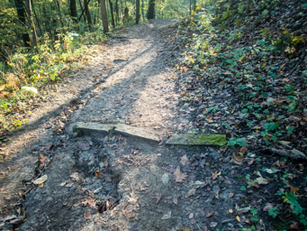 Berm or tripping hazard