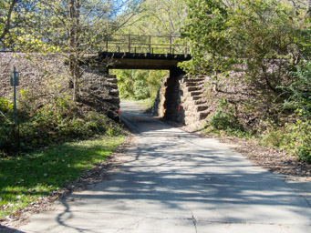 Tunnel under railway