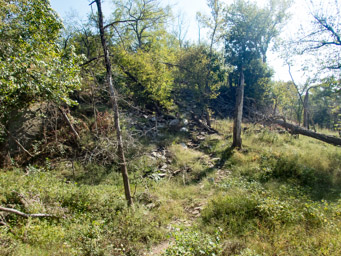 One of the ugly climbs.