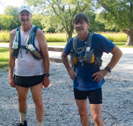 We're finally done; dirty, sweaty and tired.