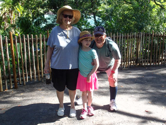 Mom-Mom, Jeralayn and Pop-Pop ready to go