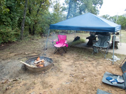 Friday night fire. A bit sad due to wet wood and general wetness.