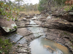 Looking back up the waterfall.