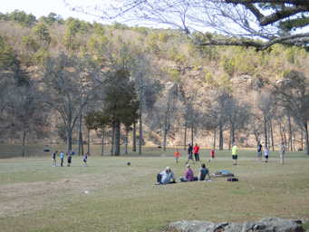 Lots of people at Carlton Lake