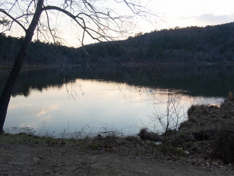 Evening at our campsite.