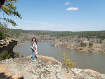 View down of Lake Carlton.
